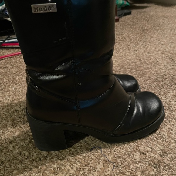Mudd Black Women's Boots - Picture 2 of 6